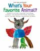 Book cover for "What's your favorite animal?".