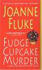 Book cover for "Fudge cupcake murder".