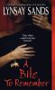 Book cover for "A bite to remember".