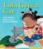 Book cover for "Lola gets a cat".