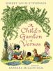 Book cover for "A child's garden of verses".