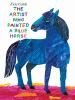 Book cover for "The artist who painted a blue horse"