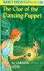 Book cover for "The clue of the dancing puppet".