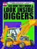 Book cover for "See how they work & look inside diggers"
