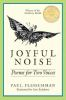 Book cover for "Joyful noise"