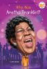 Book cover for "Who is Aretha Franklin?".