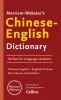 Book cover for "Merriam-Webster's Chinese-English Dictionary"