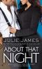 Book cover for "About That Night"