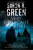 Book cover for "Very important corpses".