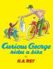 Book cover for "Curious George rides a bike".