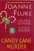 Book cover for "Candy cane murder".