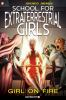 Book cover for "School for extraterrestrial girls".