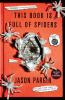 Book cover for "This book is full of spiders".
