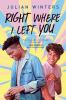 Book cover for "Right where I left you"