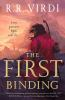 Book cover for "The first binding"
