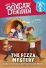 Book cover for "The pizza mystery".
