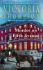 Book cover for "Murder on Fifth Avenue".