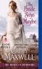 Book cover for "The bride says maybe".