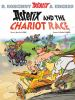 Book cover for "Asterix and the chariot race"