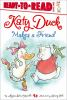 Book cover for "Katy Duck makes a friend"