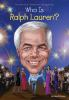 Book cover for "Who is Ralph Lauren?".