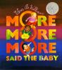Book cover for ""More more more" said the baby"