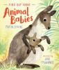 Book cover for "Find out about animal babies".