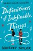 Book cover for "Definitions of indefinable things"