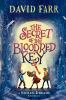Book cover for "The secret of the bloodred key".