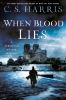 Book cover for "When blood lies".