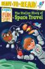 Book cover for "The stellar story of space travel".