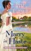 Book cover for "Marry in haste"