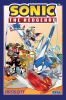 Book cover for "Sonic the Hedgehog".