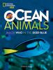 Book cover for "Ocean animals".