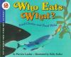 Book cover for "Who eats what?"