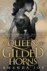 Book cover for "A queen of gilded horns".
