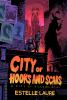 Book cover for "City of hooks and scars".