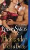Book cover for "The Highlander takes a bride".