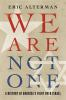 Book cover for "We are not one"