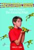 Book cover for "Encyclopedia Brown and the case of the jumping frogs".