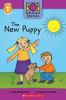Book cover for "The new puppy"
