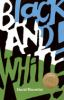 Book cover for "Black and white".