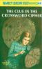 Book cover for "The clue in the crossword cipher".
