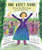 Book cover for "One girl's voice"