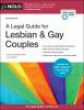 Book cover for "A legal guide for lesbian and gay couples"