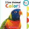 Book cover for "I see animal colors".
