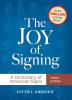 Book cover for "The joy of signing"