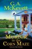 Book cover for "Murder in the corn maze".