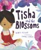 Book cover for "Tisha and the blossoms"