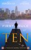 Book cover for "The first rule of ten"